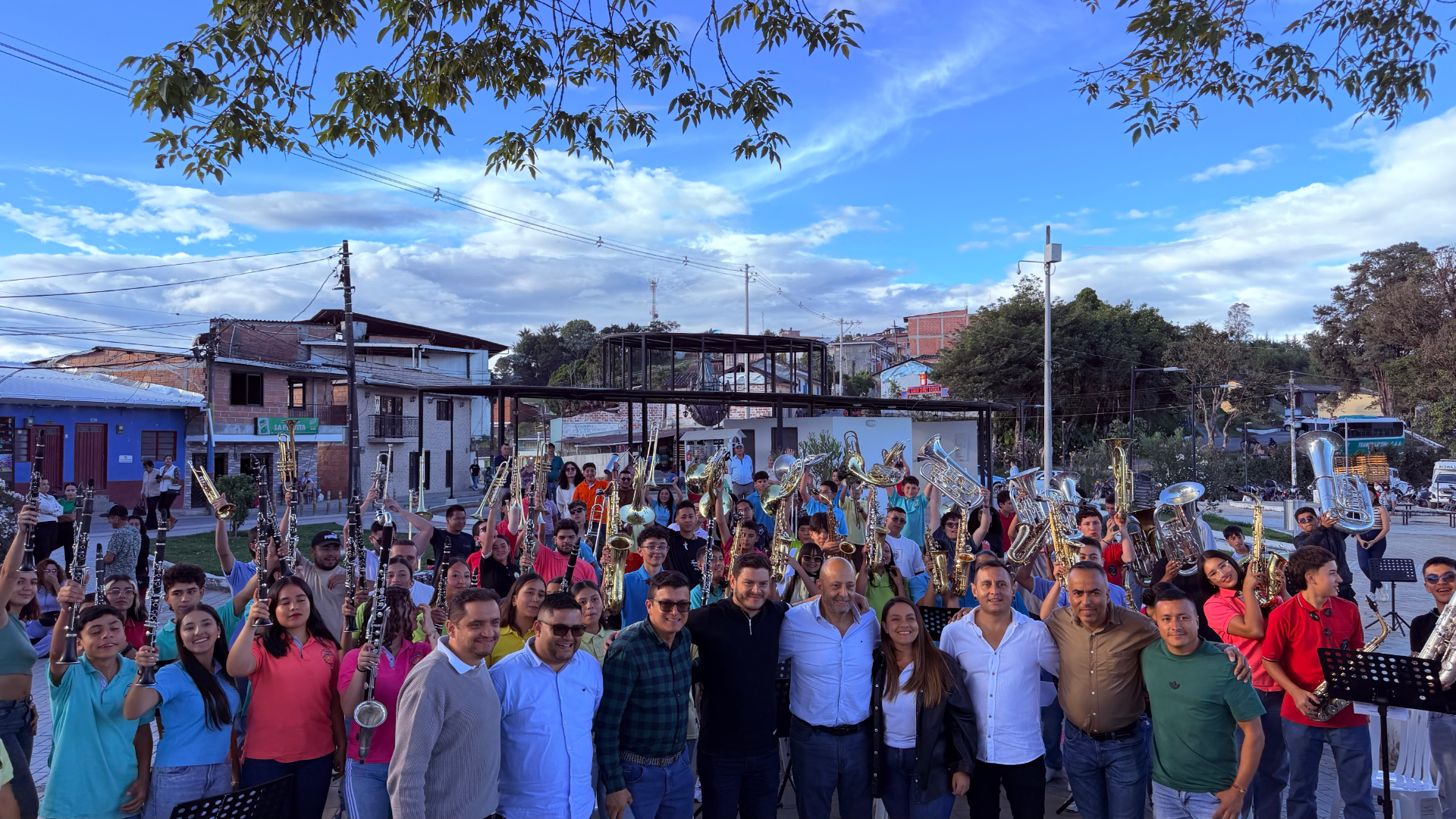 Aguadas fortalece su semillero musical: 96 jóvenes participaron en talleres con la Universidad de Caldas.